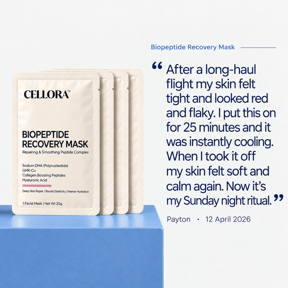 Bio Peptide Recovery Mask: customer review