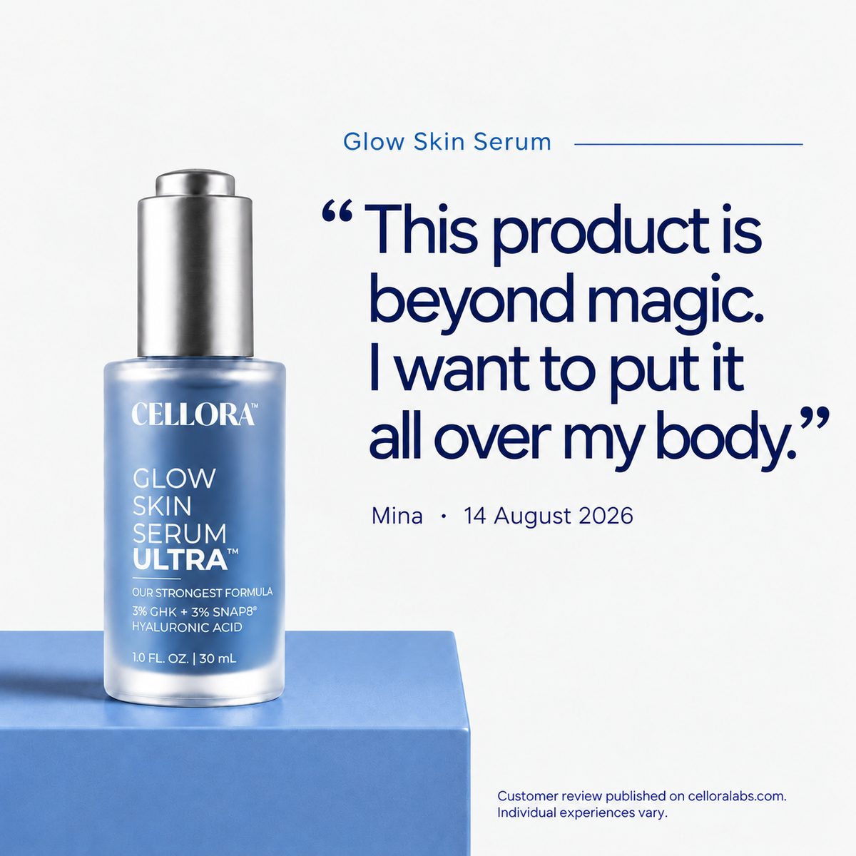 Glo Skin Serum Ultra: customer review